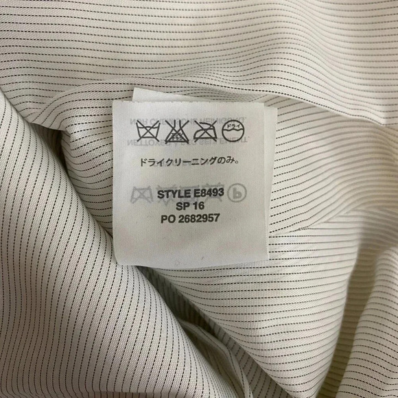 J.Crew Tweed Motorcycle Jacket with Fringe Women's 12 White Gold Career Preppy - Picture 16 of 16